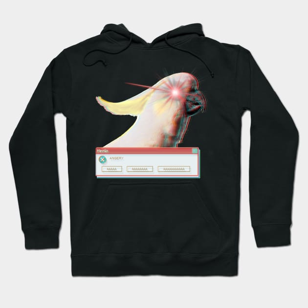 A E S T H E T I C - angery cockatoo Hoodie by FandomizedRose